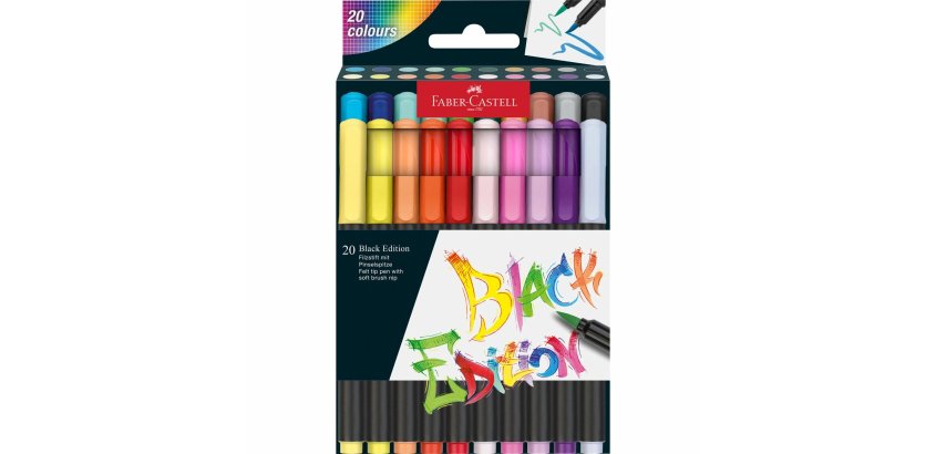 Faber-Castell 116452 felt pen Assorted colours 20 pc(s)