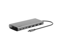 Belkin INC015BTSGY-CZ base para portátil y replicador de puertos Alámbrico USB 3.2 Gen 1 (3.1 Gen 1) Type-C Aluminio