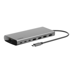 Belkin INC015BTSGY-CZ station d'accueil Avec fil USB 3.2 Gen 1 (3.1 Gen 1) Type-C Aluminium