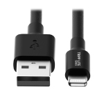 Tripp Lite M100-10N-BK câble Lightning 0,25 m Noir