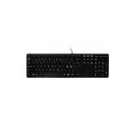 Port Designs 900752-FR clavier Bureau USB AZERTY Français Noir