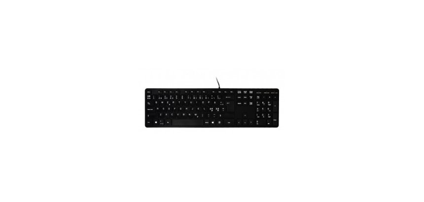 Port Designs 900752-FR clavier Bureau USB AZERTY Français Noir