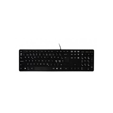 Port Designs 900752-FR clavier Bureau USB AZERTY Français Noir