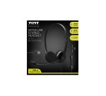 Port Designs 901604 casque Avec fil Arceau Bureau/Centre d'appels USB Type-A Noir