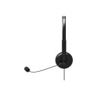 Port Designs 901604 casque Avec fil Arceau Bureau/Centre d'appels USB Type-A Noir