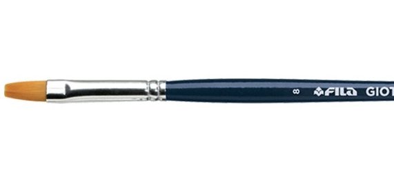 Giotto F670300 pennello per Nail Art Taklon