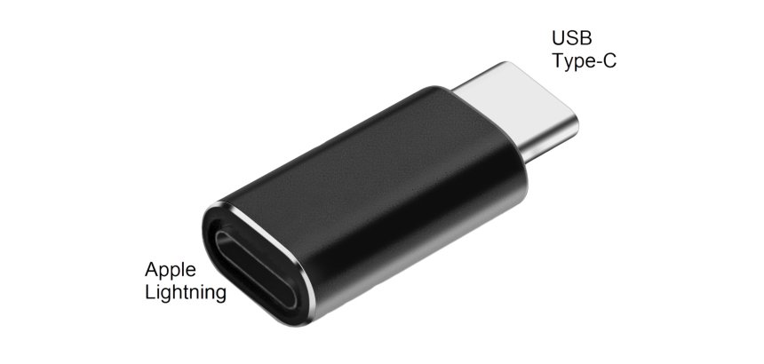DLH Adaptateur USB-C (male) vers Apple lightning (femelle)