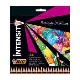 Etui de 24 crayons de couleur Intensity.. Couleurs miscibles assorties.