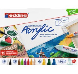 Marqueur edding creatif basic pochette 12 unites