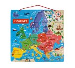 Puzzle interdacta carte d'europe magnetique 40 pcs    45x45cm