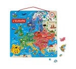 Puzzle interdacta carte d'europe magnetique 40 pcs    45x45cm