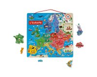 Puzzle interdacta carte d'europe magnetique 40 pcs    45x45cm