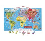 Puzzle interdacta carte du monde magnetique 92 pcs       77x46cm