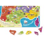 Puzzle interdacta carte de france magnetique 93 pcs      36x36cm