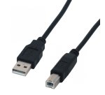 MCL MC922ABE-3M/N câble USB USB 2.0 2 m USB A USB B 0,48 Gbit/s Noir