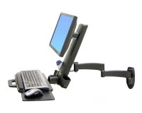 Ergotron 200 Series Combo Arm 61 cm (24") Wall Black