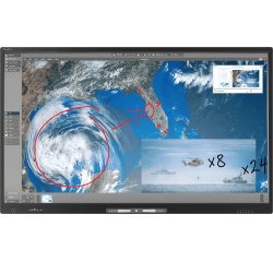 Smart M Pro tableau blanc interactif 139,7 cm (55") 3840 x 2160 pixels Écran tactile Gris HDMI
