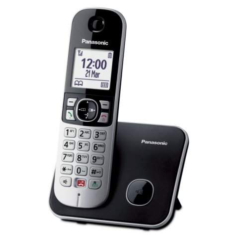 Panasonic KX-TG6851JTB telephone DECT telephone Caller ID Black, Grey
