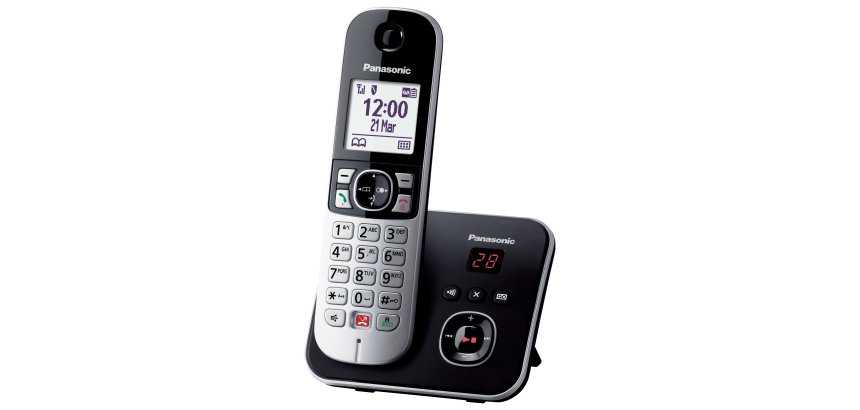 Panasonic KX-TG6861 DECT telephone Caller ID Black, Grey