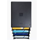 Module classement exacompta big box bee blue polystyrene  monobloc 4 tiroirs a4+        superposable ultra rigide