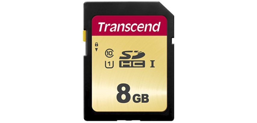 Transcend 8GB, UHS-I, SD SDHC MLC Classe 10