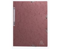 Chemise à élastiques 3 rabats carte lustrée 400g/m2 Skandi