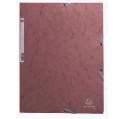 Chemise à élastiques 3 rabats carte lustrée 400g/m2 Skandi