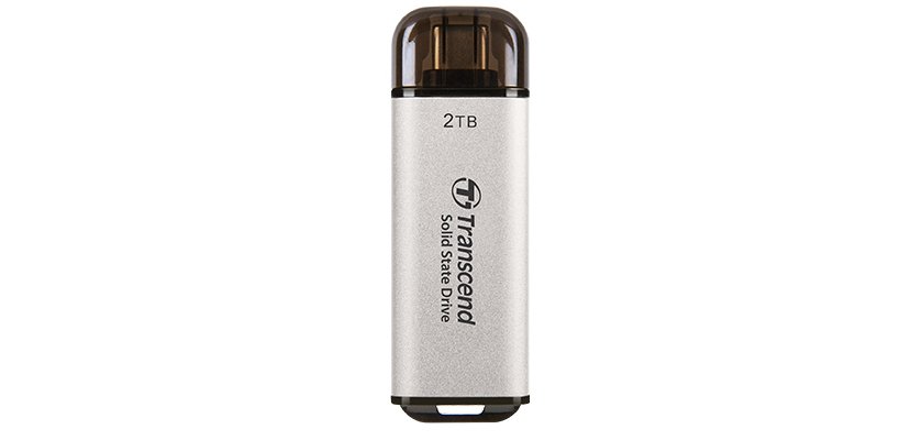 Transcend ESD300 2 TB USB tipo-C Argento