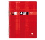 Cahier Travaux Pratiques reliure intégrale 24x32 cm 80 pages grands carreaux 90 g + uni 125 g - Assortis