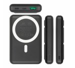 Rivacase VA2604 batteria portatile Polimeri di litio (LiPo) 10000 mAh Carica wireless Nero