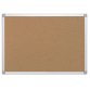 Tableau liège q-connect mural cadre aluminium résistance humidité accessoires fixation mur 1mm épaisseur 120x90cm