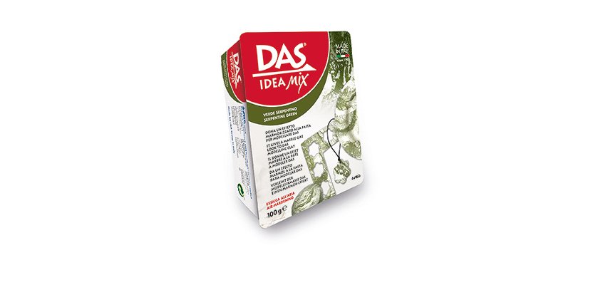 DAS Idea Mix Argilla da modellazione 100 g Verde 1 pz