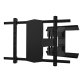 B-Tech Twin Cantilever 190,5 cm (75") Mur Noir