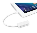 Hamlet Cavo adattatore micro USB OTG to LAN converte in porta RJ-45 Fast Ethernet 10/100 Mbps per Tablet e Smartphone