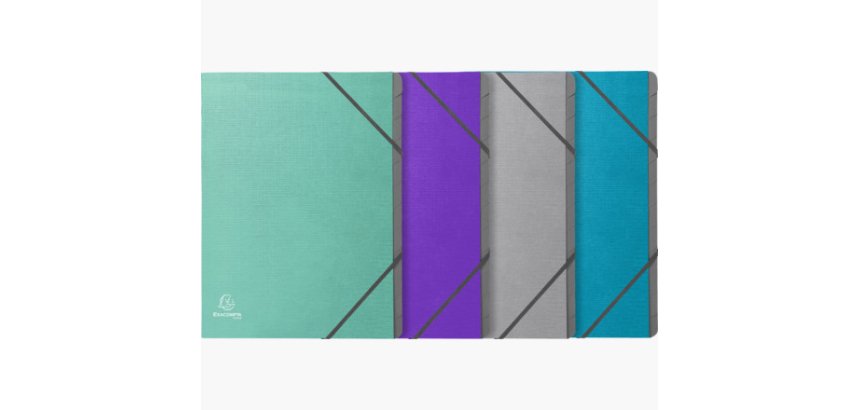 Trieur exacompta agrafe teksto polypropylene 3        rabats12 compartiments a4     assortiment