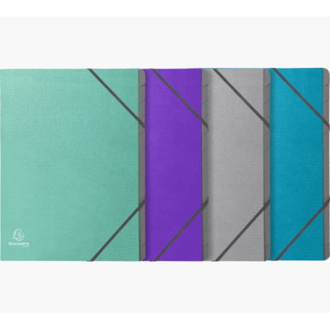 Trieur exacompta agrafe teksto polypropylene 3        rabats12 compartiments a4     assortiment