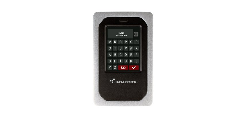 DataLocker DL4 FE 7,6 To USB Type-C 3.2 Gen 1 (3.1 Gen 1) Aluminium, Noir