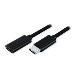 MCL MC923-1C/1CMFZ-1M câble USB USB 3.2 Gen 1 (3.1 Gen 1) USB C USB A Noir