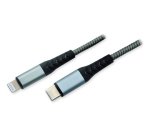 MCL MC923-1C/LIZ-1M câble Lightning Gris