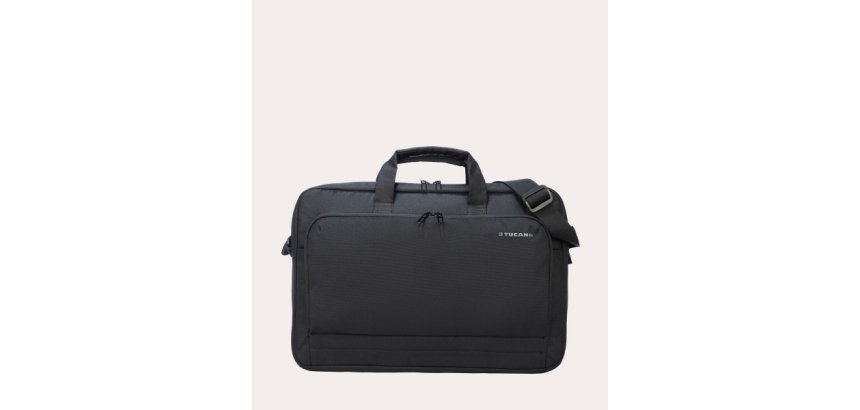 Tucano BORSA NB 17 Plastica riciclata Nero, Blu Bambino/Bambina Borsa shopper
