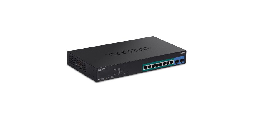 Trendnet TPE-1021WS commutateur réseau Géré L2/L3/L4 Gigabit Ethernet (10/100/1000) Connexion Ethernet, supportant l'alimentation via ce port (PoE) Noir
