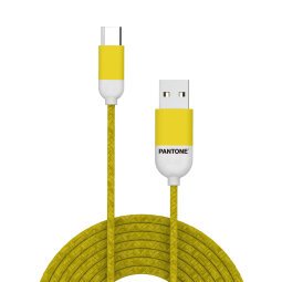 Celly PT-TC001-5Y cable USB USB 2.0 1,5 m USB A USB C Amarillo