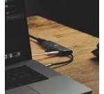 XtremeMac dockingstation USB Type-C 5000 Mbit/s Grijs