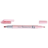 Surligneur pentel illumina flex bi-pointe rose pastel
