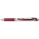 Roller pentel a encre gel energel retractable pointe    0.7mm coloris bordeaux