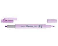 Surligneur pentel illumina flex bi-pointe violet claire  pastel