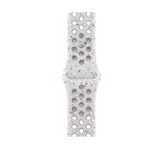 Apple MGA04ZM/A accessoire intelligent à porter sur soi Bande Gris Aluminium, Fluoroélastomère