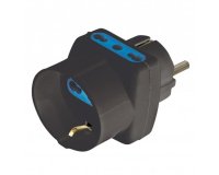 Redline RDL5917 power plug adapter Type L (IT) Type L (IT) + Type F Black