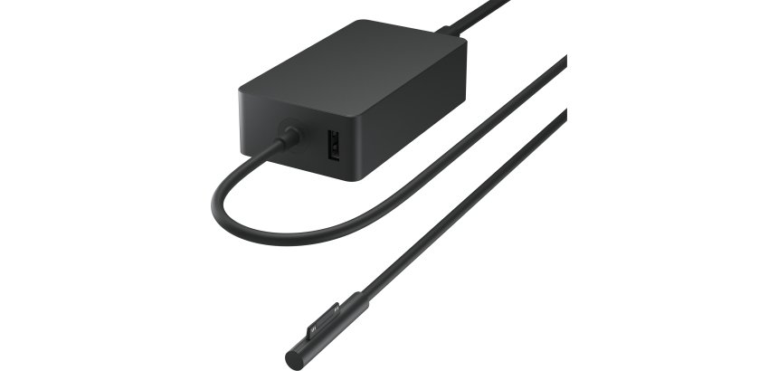 Microsoft Surface 65W Power Supply Ordinateur portable, Tablette Noir Secteur Intérieure