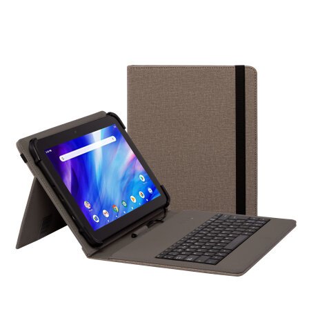 Funda para tablet con Teclado USB para Tablet 9,7" a 10.5" Beige